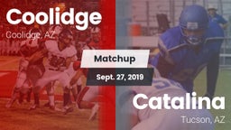Matchup: Coolidge  vs. Catalina  2019