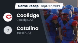 Recap: Coolidge  vs. Catalina  2019
