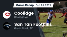 Recap: Coolidge  vs. San Tan Foothills  2019
