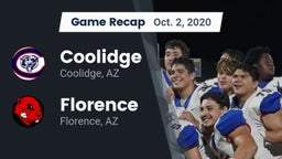 Recap: Coolidge  vs. Florence  2020