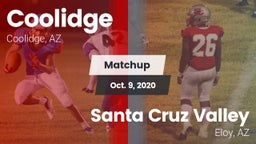 Matchup: Coolidge  vs. Santa Cruz Valley  2020