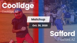 Matchup: Coolidge  vs. Safford  2020