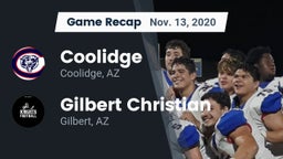 Recap: Coolidge  vs. Gilbert Christian  2020