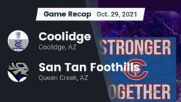Recap: Coolidge  vs. San Tan Foothills  2021