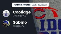 Recap: Coolidge  vs. Sabino  2022
