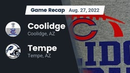 Recap: Coolidge  vs. Tempe  2022