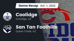 Recap: Coolidge  vs. San Tan Foothills  2022