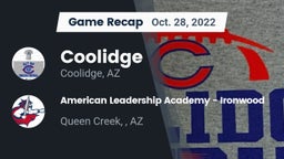 Recap: Coolidge  vs. American Leadership Academy - Ironwood 2022