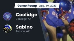 Recap: Coolidge  vs. Sabino  2023