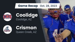 Recap: Coolidge  vs. Crismon  2023