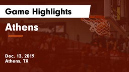 Athens  Game Highlights - Dec. 13, 2019