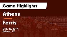Athens  vs Ferris  Game Highlights - Dec. 28, 2019
