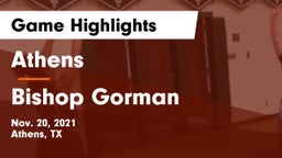 Athens  vs Bishop Gorman Game Highlights - Nov. 20, 2021