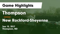 Thompson  vs New Rockford-Sheyenne  Game Highlights - Jan 15, 2017