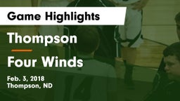 Thompson  vs Four Winds Game Highlights - Feb. 3, 2018