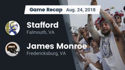 Recap: Stafford  vs. James Monroe  2018