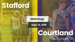 Matchup: Stafford  vs. Courtland  2019