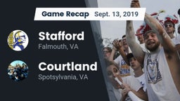 Recap: Stafford  vs. Courtland  2019