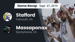 Recap: Stafford  vs. Massaponax  2019