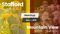 Matchup: Stafford  vs. Mountain View  2019