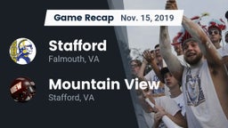 Recap: Stafford  vs. Mountain View  2019