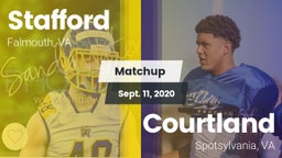 Matchup: Stafford  vs. Courtland  2020