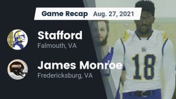 Recap: Stafford  vs. James Monroe  2021