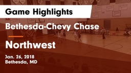 Bethesda-Chevy Chase  vs Northwest  Game Highlights - Jan. 26, 2018