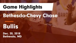 Bethesda-Chevy Chase  vs Bullis  Game Highlights - Dec. 20, 2018