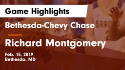 Bethesda-Chevy Chase  vs Richard Montgomery  Game Highlights - Feb. 15, 2019