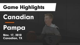 Canadian  vs Pampa  Game Highlights - Nov. 17, 2018