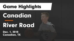 Canadian  vs River Road  Game Highlights - Dec. 1, 2018