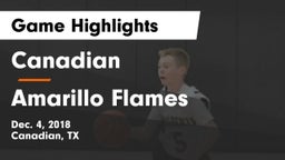 Canadian  vs Amarillo Flames Game Highlights - Dec. 4, 2018