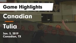 Canadian  vs Tulia  Game Highlights - Jan. 3, 2019