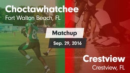 Matchup: Choctawhatchee High vs. Crestview  2016