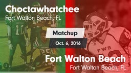 Matchup: Choctawhatchee High vs. Fort Walton Beach  2016