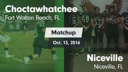 Matchup: Choctawhatchee High vs. Niceville  2016
