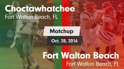 Matchup: Choctawhatchee High vs. Fort Walton Beach  2016