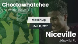 Matchup: Choctawhatchee High vs. Niceville  2017