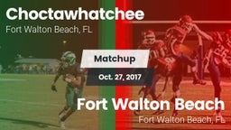Matchup: Choctawhatchee High vs. Fort Walton Beach  2017