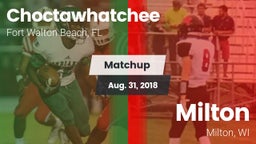 Matchup: Choctawhatchee High vs. Milton  2018