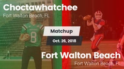 Matchup: Choctawhatchee High vs. Fort Walton Beach  2018