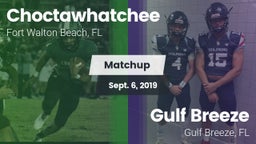 Matchup: Choctawhatchee High vs. Gulf Breeze  2019
