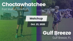 Matchup: Choctawhatchee High vs. Gulf Breeze  2020
