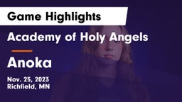 Academy of Holy Angels  vs Anoka  Game Highlights - Nov. 25, 2023
