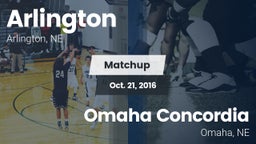 Matchup: Arlington High vs. Omaha Concordia  2016