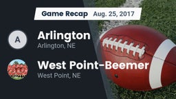 Recap: Arlington  vs. West Point-Beemer  2017