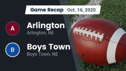 Recap: Arlington  vs. Boys Town  2020