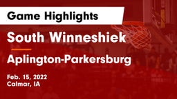 South Winneshiek  vs Aplington-Parkersburg  Game Highlights - Feb. 15, 2022