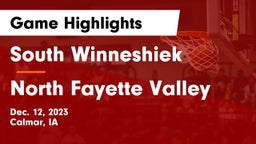 South Winneshiek  vs North Fayette Valley Game Highlights - Dec. 12, 2023